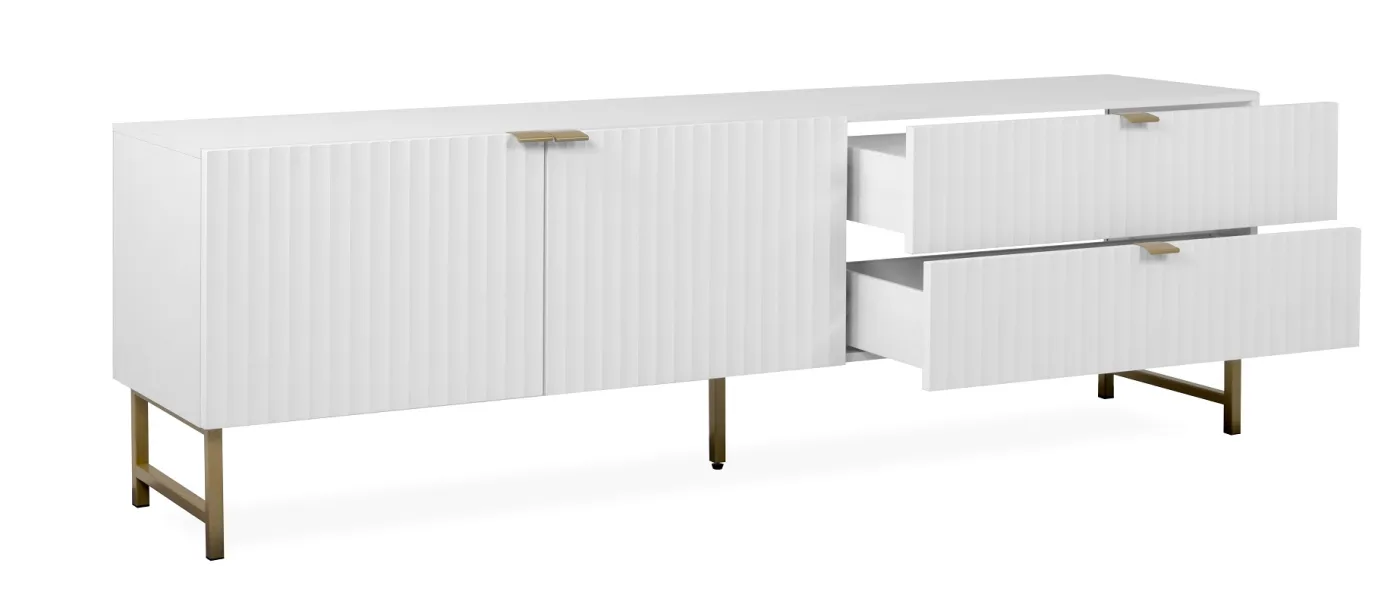 Lowboard TV-Board Edinburgh | weiß matt