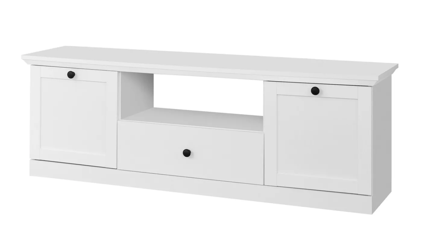 Lowboard TV-Unterteil Baxter | Landhausstil | weiß