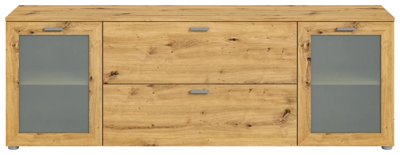 Lowboard Xeno | mit Schubkästen | Artisan Eiche