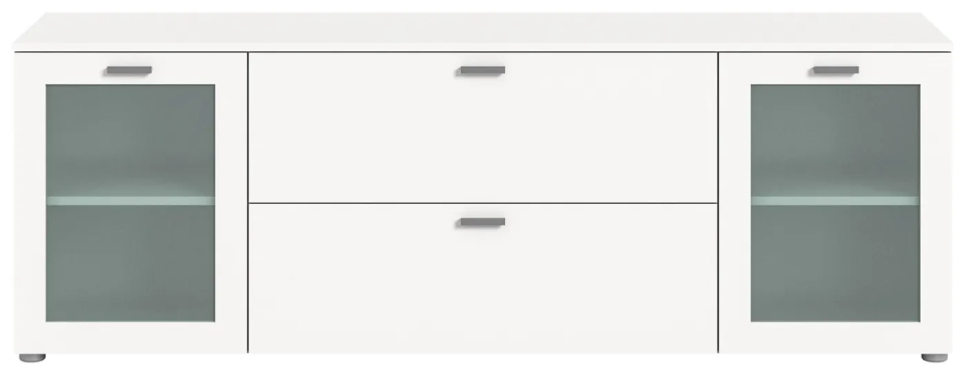 Lowboard Xeno | mit Schubkästen | weiß