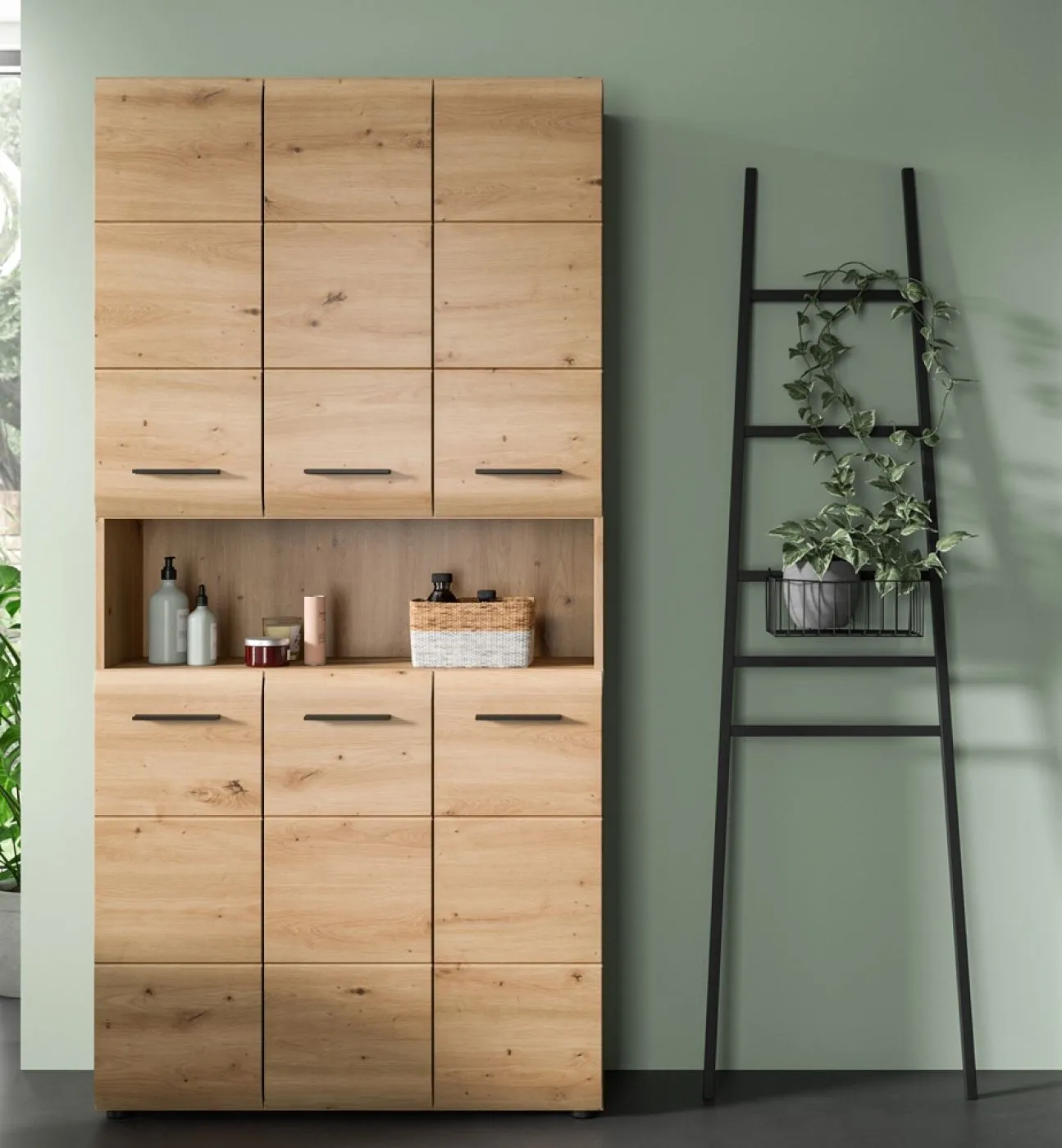 Mehrzweckschrank Bad Ice | Artisan Oak