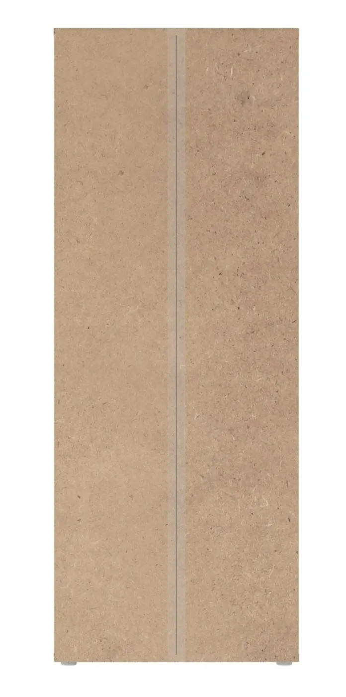 Mehrzweckschrank Drehtürenschrank Schrank Net106 | 2-türig | weiß / Sandeiche