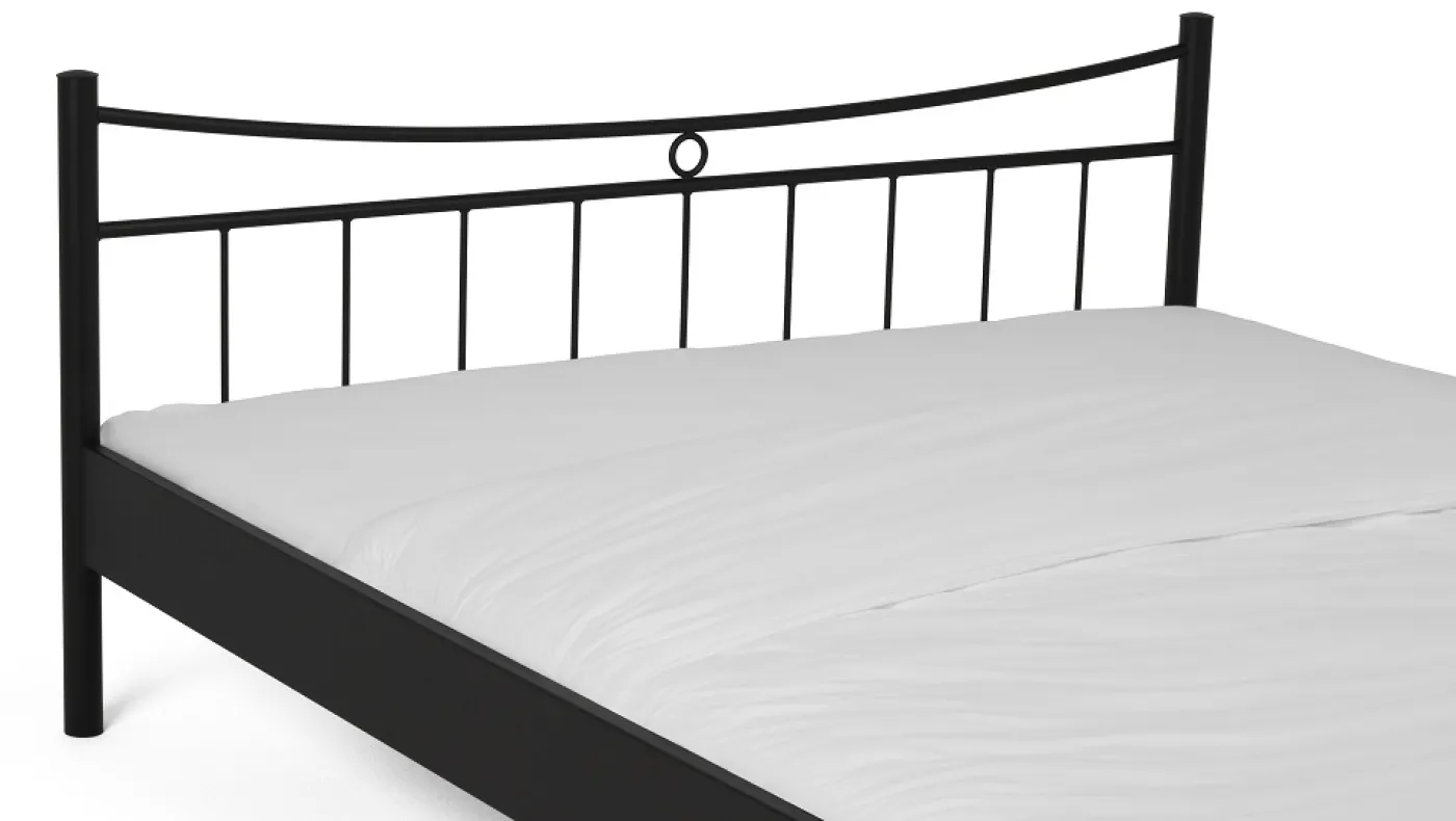 Metallbett Iris 2 | schwarz | verschiedene Größen