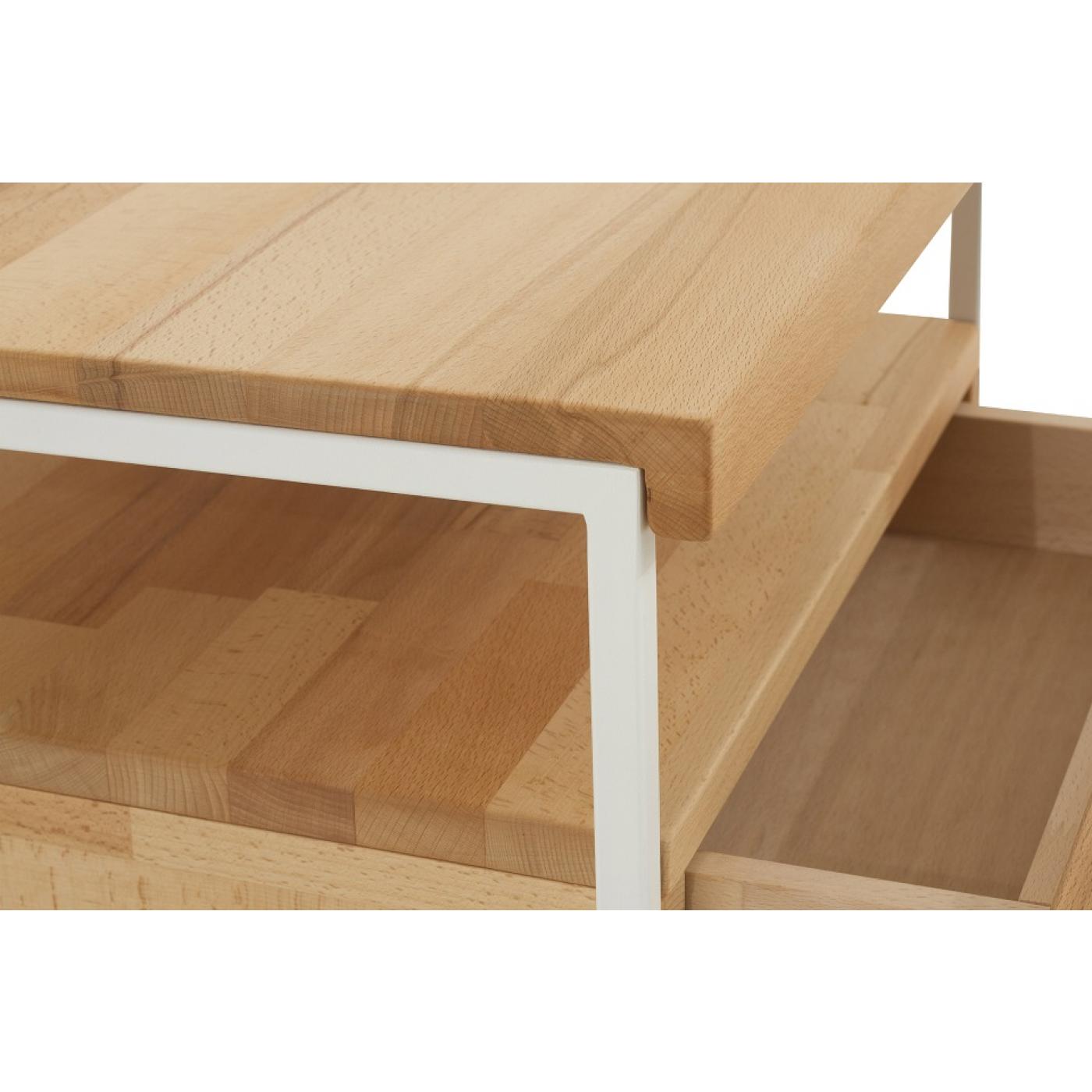 Nachttisch Bondi | mit Schubkasten | Kernbuche massiv | geölt