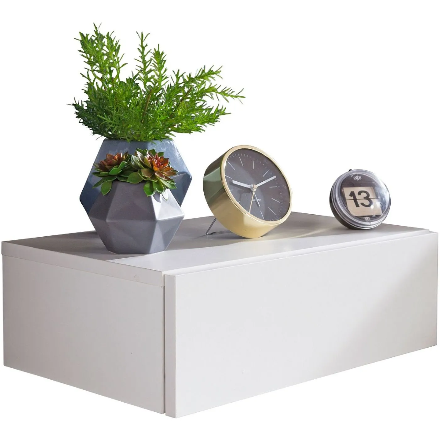 Nachttisch Dream | mit Schubkasten | weiß