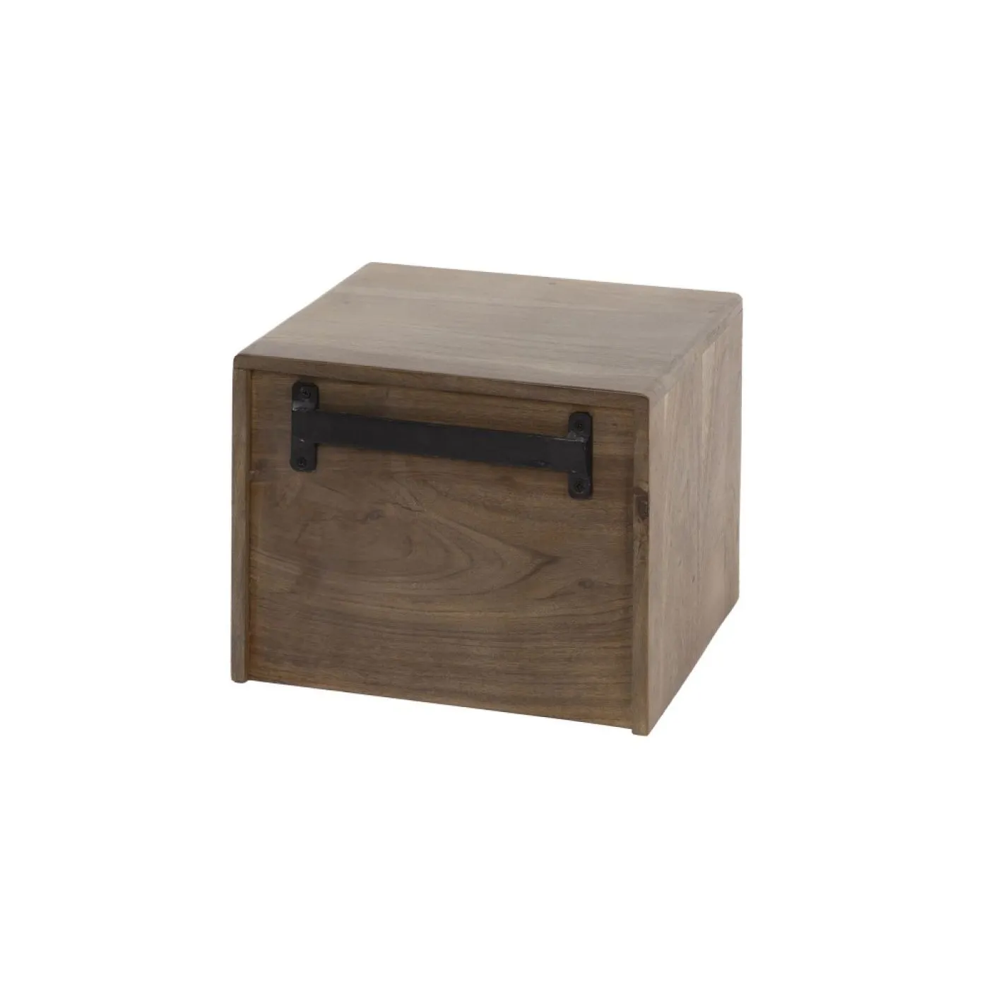 Nachttisch Galia | mit Schubkasten | Akazie massiv | braun