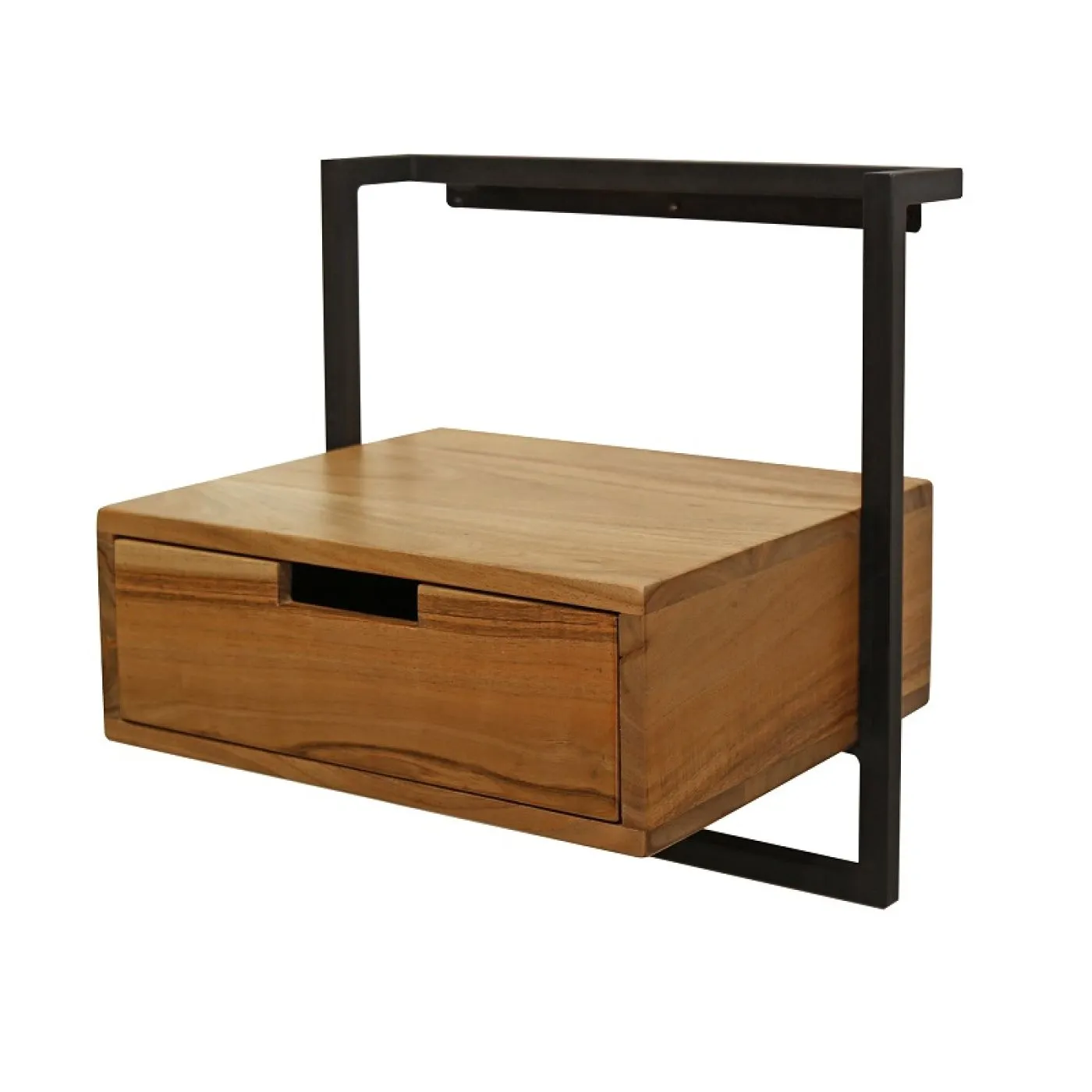 Nachttisch Solag | mit Schubkasten | Akazie massiv | natur