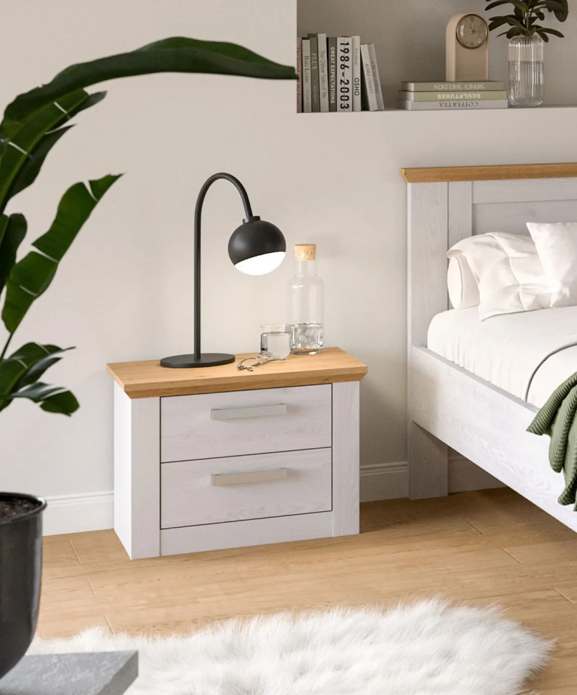 Nachttisch Verona | mit Schubkästen | Artisan / Sibiu Lärche