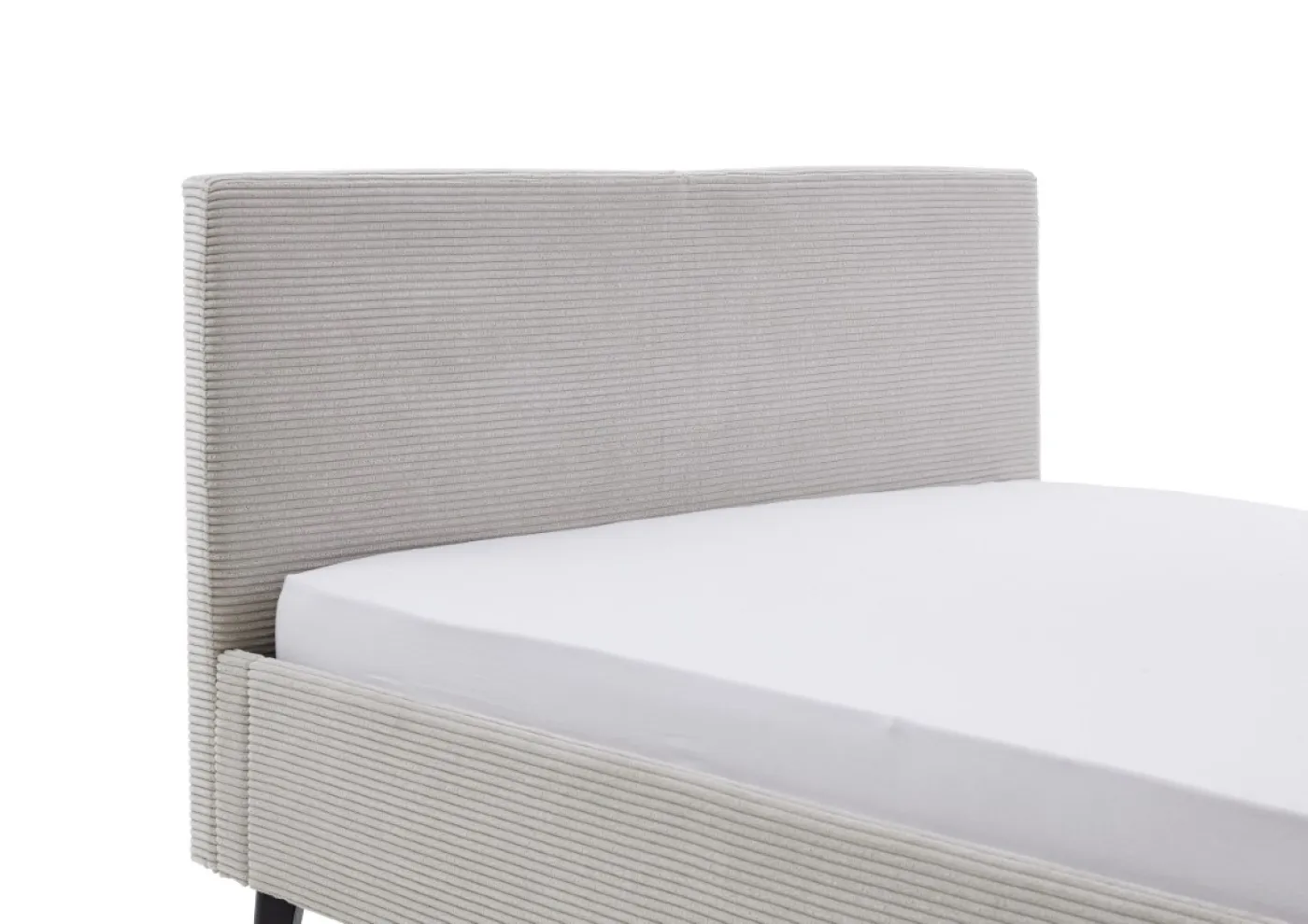 Polsterbett Avola | Cord | beige | 140 x 200 cm