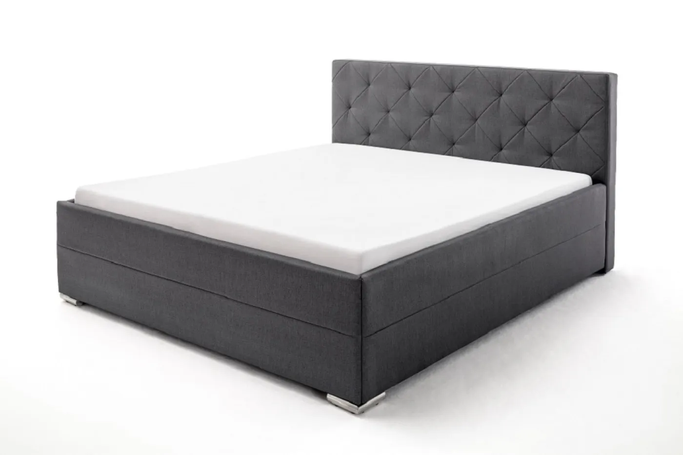 Polsterbett Chicago | anthrazit | 180 x 200 cm