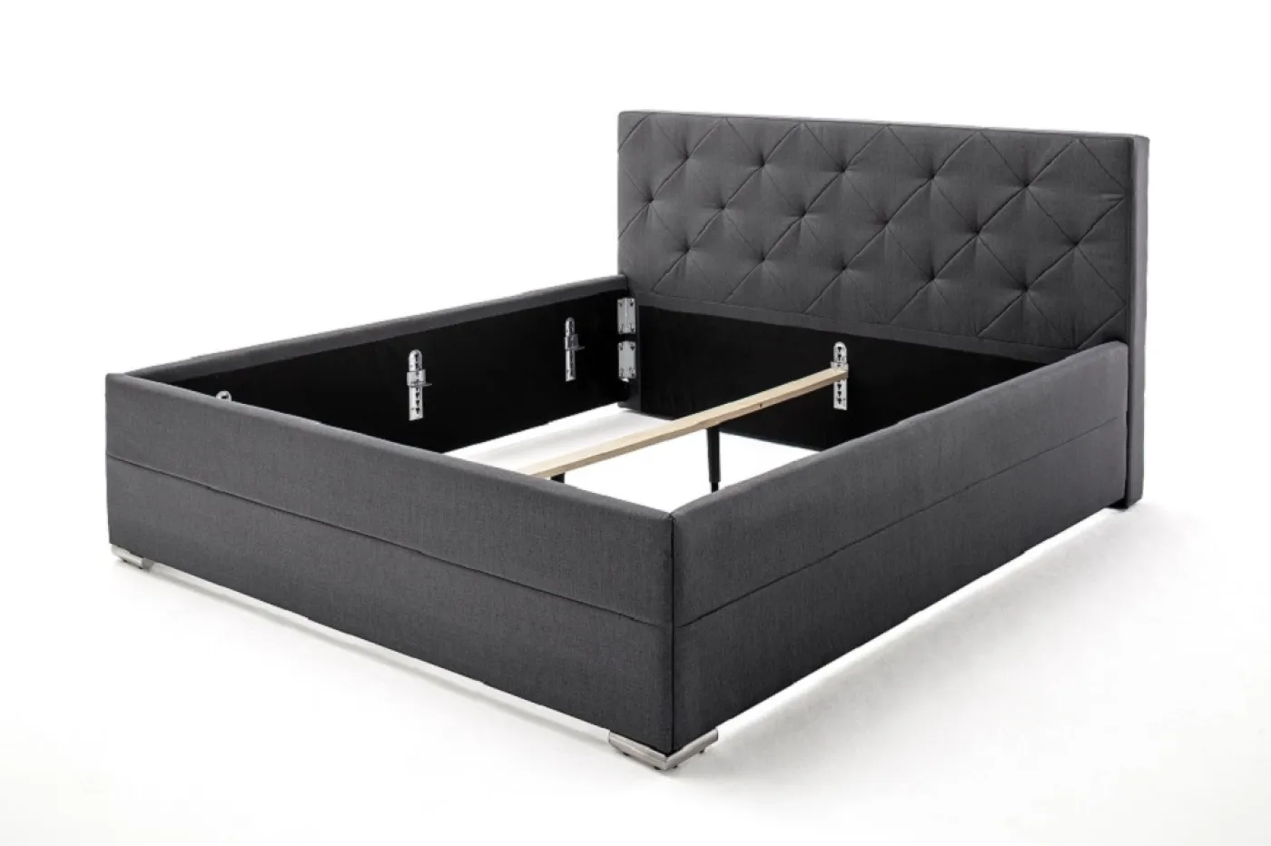 Polsterbett Chicago | anthrazit | 180 x 200 cm