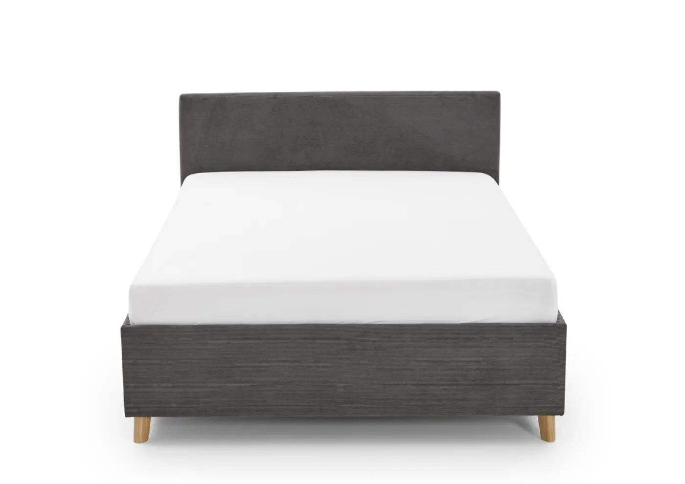 Polsterbett Cool | anthrazit | 120 x 200 cm | ohne Rückenteil | mit Matratze