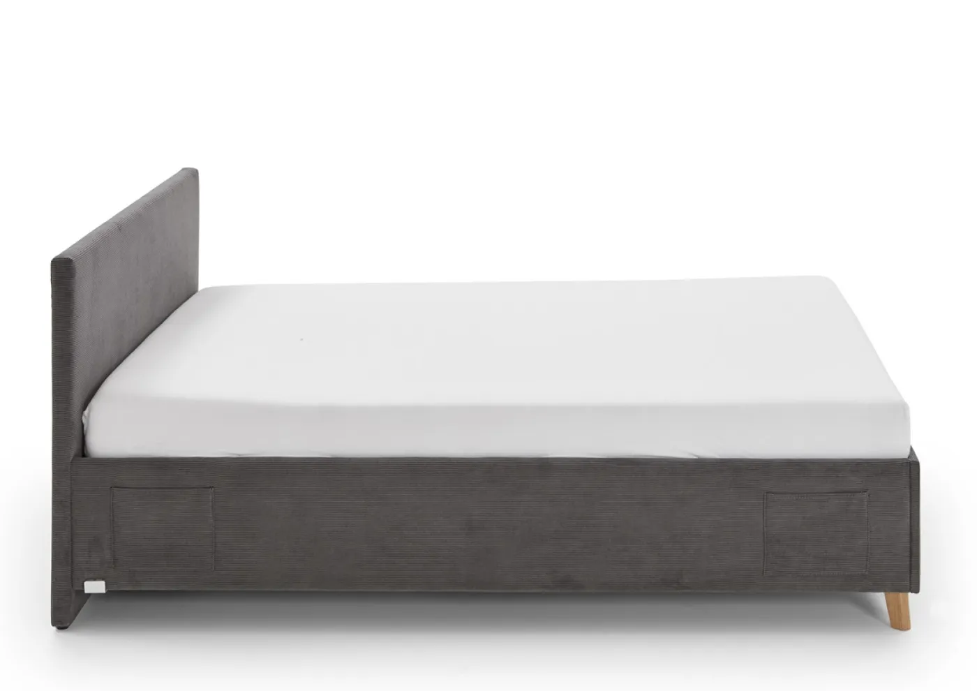 Polsterbett Cool | anthrazit | 140 x 200 cm | ohne Rückenteil & ohne Matratze