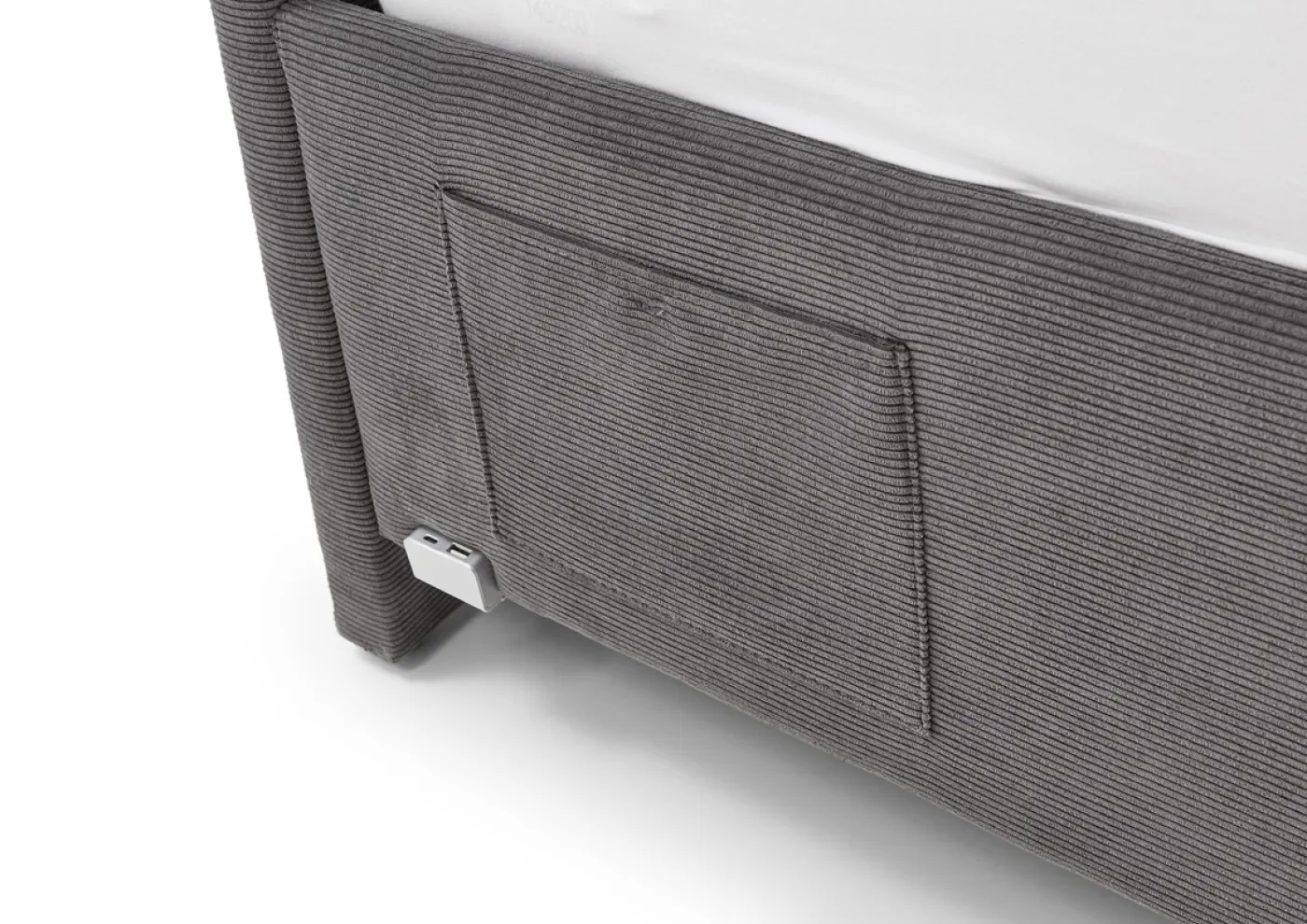 Polsterbett Cool | anthrazit | 90 x 200 cm | ohne Rückenteil & ohne Matratze