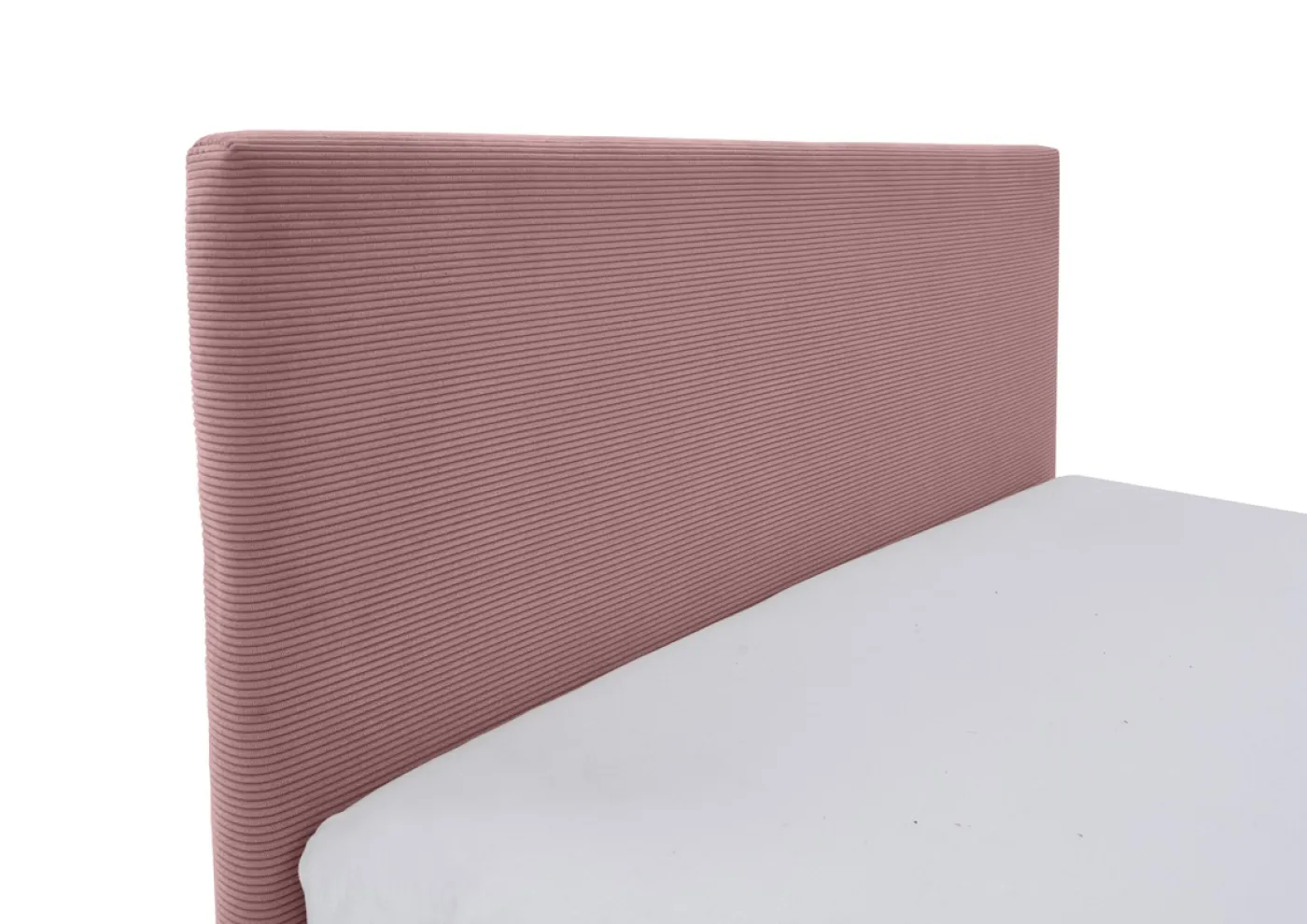 Polsterbett Cool inkl. Bettkasten | rose | 120 x 200 cm | ohne Rückenteil | ohne Matratze