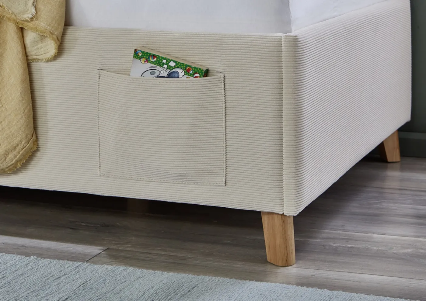 Polsterbett Cool | nata | 120 x 200 cm | ohne Rückenteil | ohne Matratze