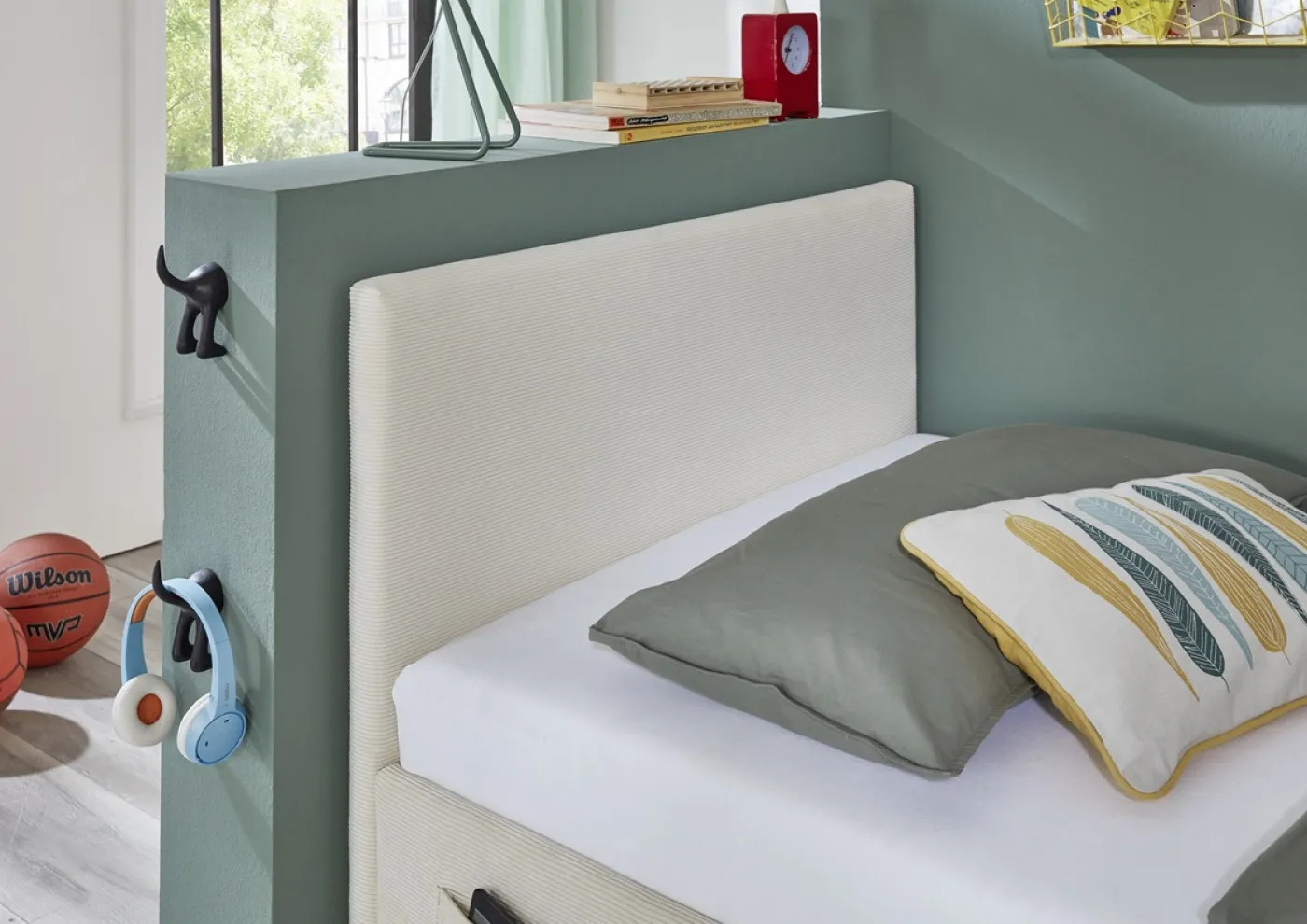 Polsterbett Cool | nata | 140 x 200 cm | ohne Rückenteil | ohne Matratze