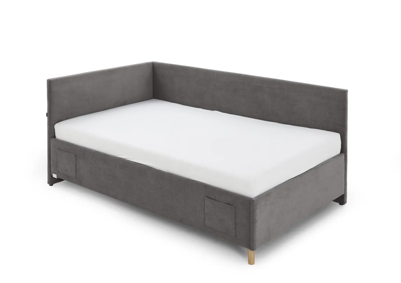 Polsterbett Cool | opt. Matratze & Rückenteil | anthrazit | 90/120/140 x 200 cm | verschiedene Größen