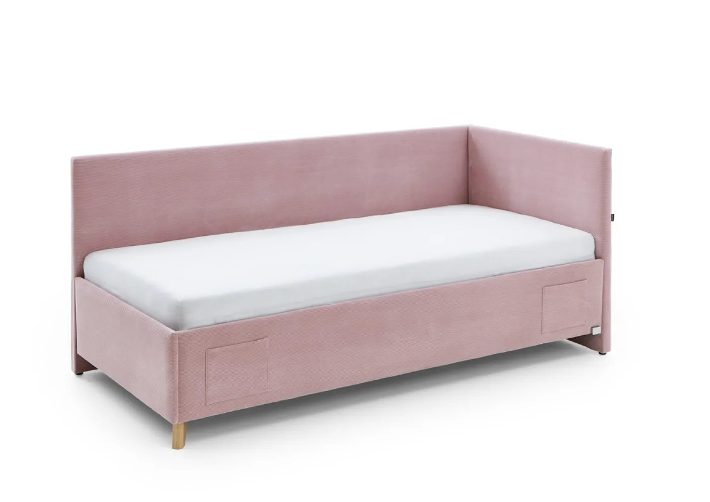 Polsterbett Cool | rose | 140 x 200 cm | mit Rückenteil | ohne Matratze