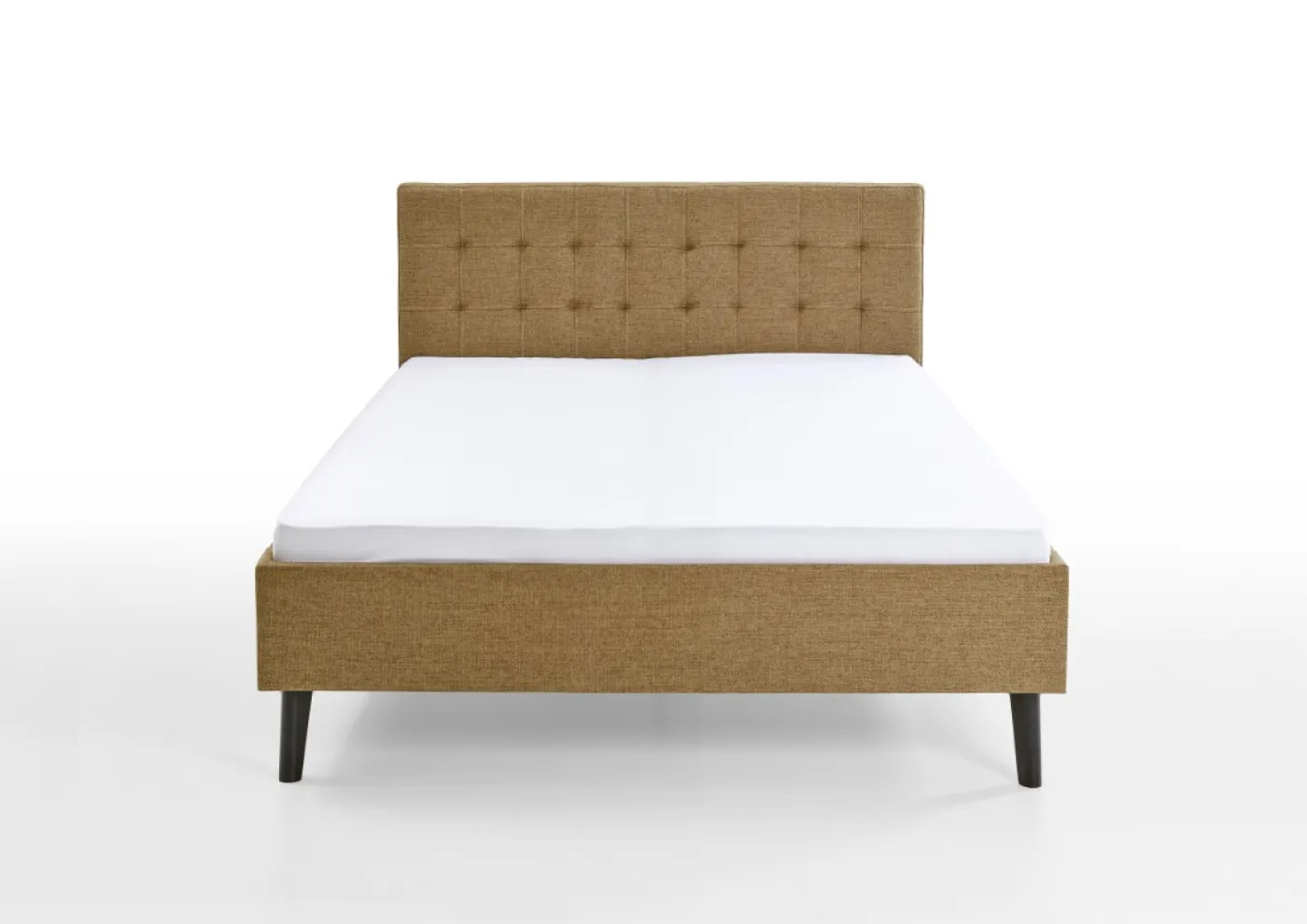 Polsterbett Empire | ocker | 140 x 200 cm
