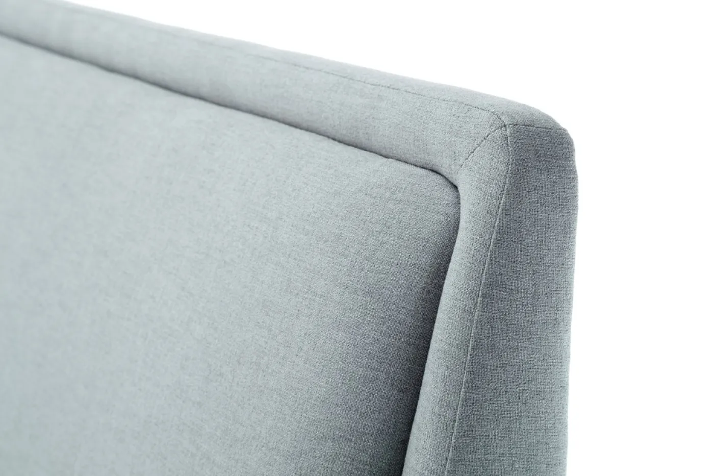 Polsterbett Frieda | eisblau | 180 x 200 cm | ohne Lattenrost & Bettkasten