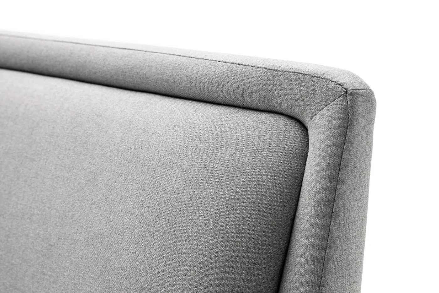 Polsterbett Frieda | hellgrau | 140 x 200 cm | ohne Lattenrost & Bettkasten