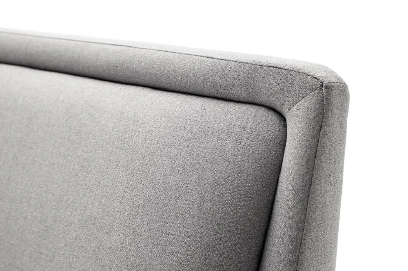 Polsterbett Frieda | hellgrau | 180 x 200 cm | ohne Lattenrost & Bettkasten