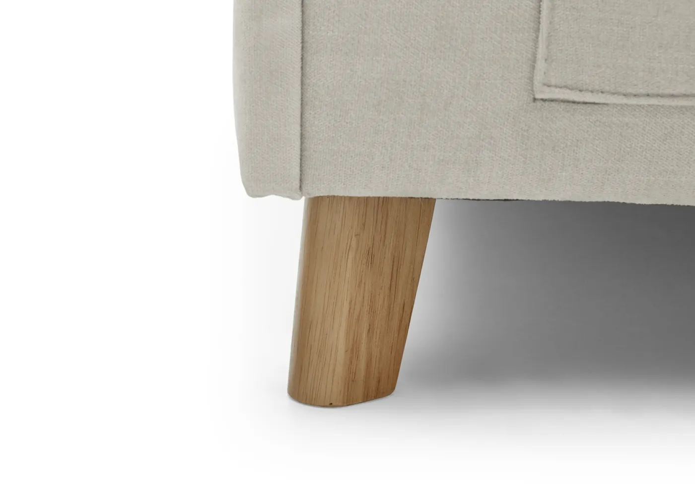 Polsterbett Fun | beige | 90 x 200 cm | mit Rückenteil | mit Bettkasten | ohne Matratze