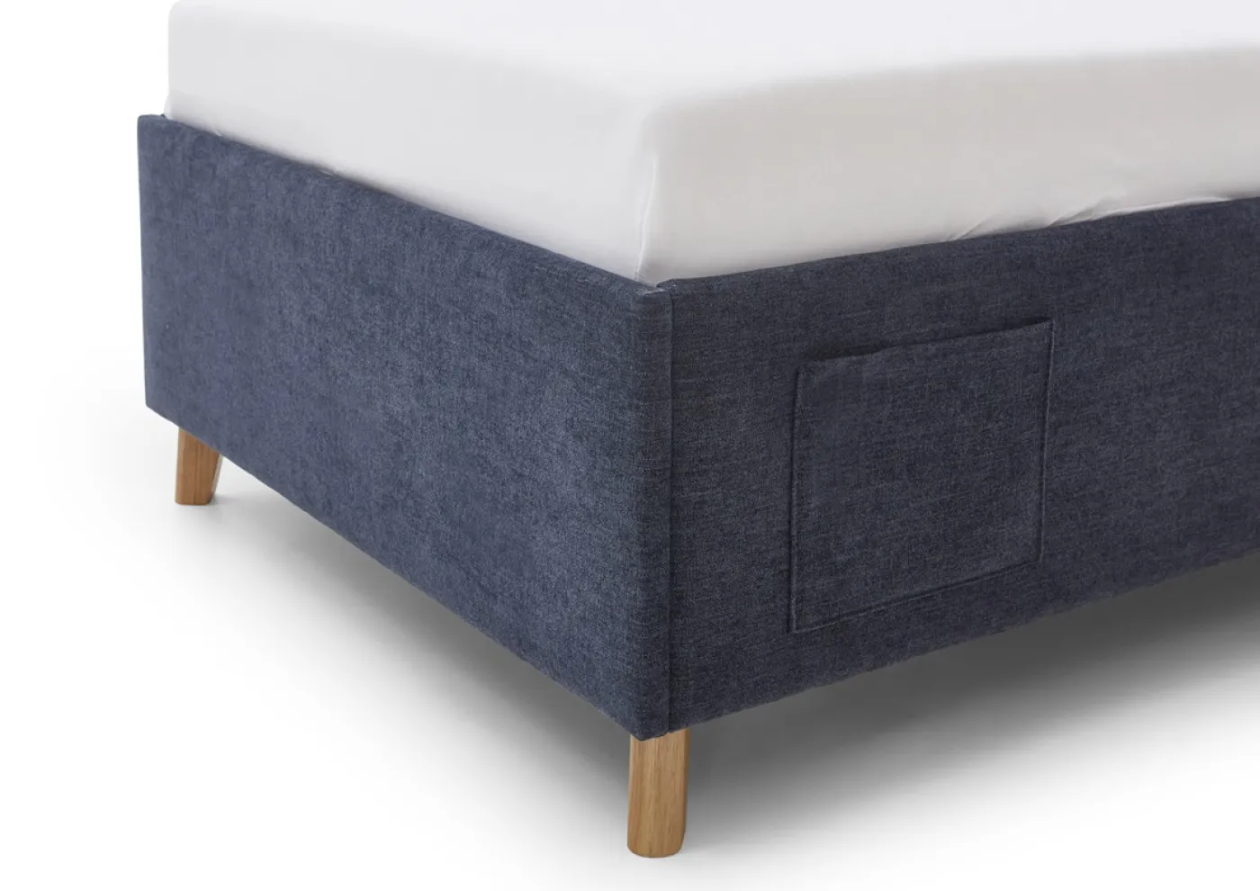 Polsterbett Fun | opt. Bettkasten, Matratze & Rückenteil | dunkelblau | 90/120/140 x 200 cm | verschiedene Größen