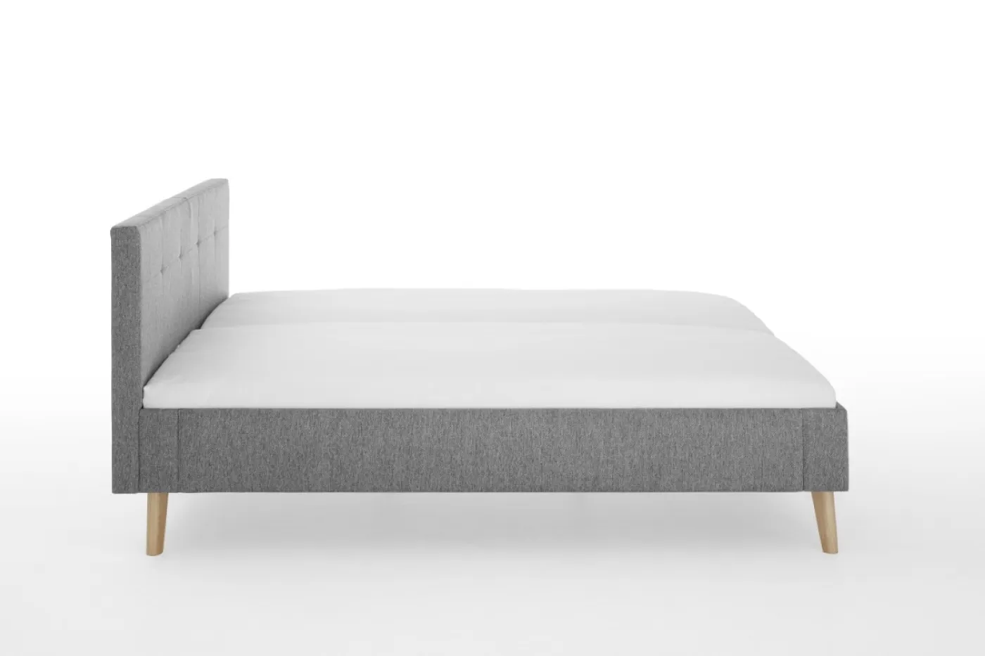 Polsterbett Jazz | grau | 180 x 200 cm