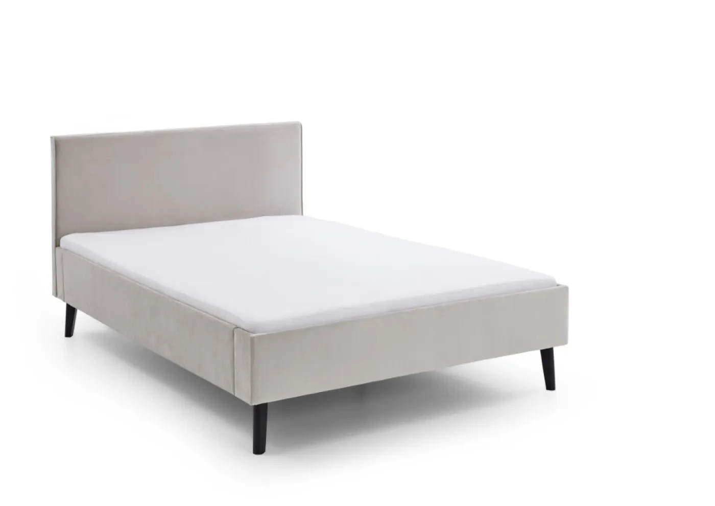 Polsterbett Leira | beige glatt | 140/180 x 200 cm | verschiedene Größen