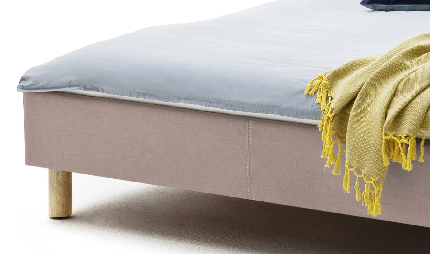 Polsterbett Lena | altrosa | 140 x 200 cm