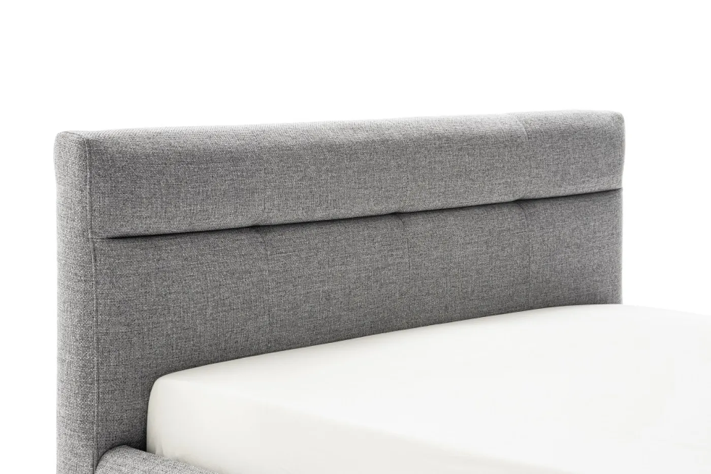 Polsterbett Lotte inkl. Bettkasten | grau | 140/160/180 x 200 cm | verschiedene Größen