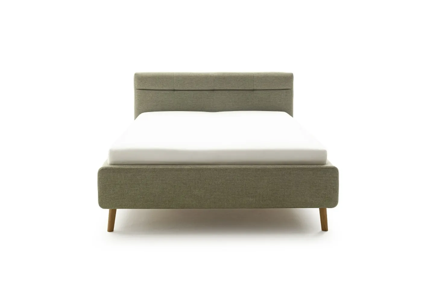 Polsterbett Lotte inkl. Bettkasten | grün | 160 x 200 cm