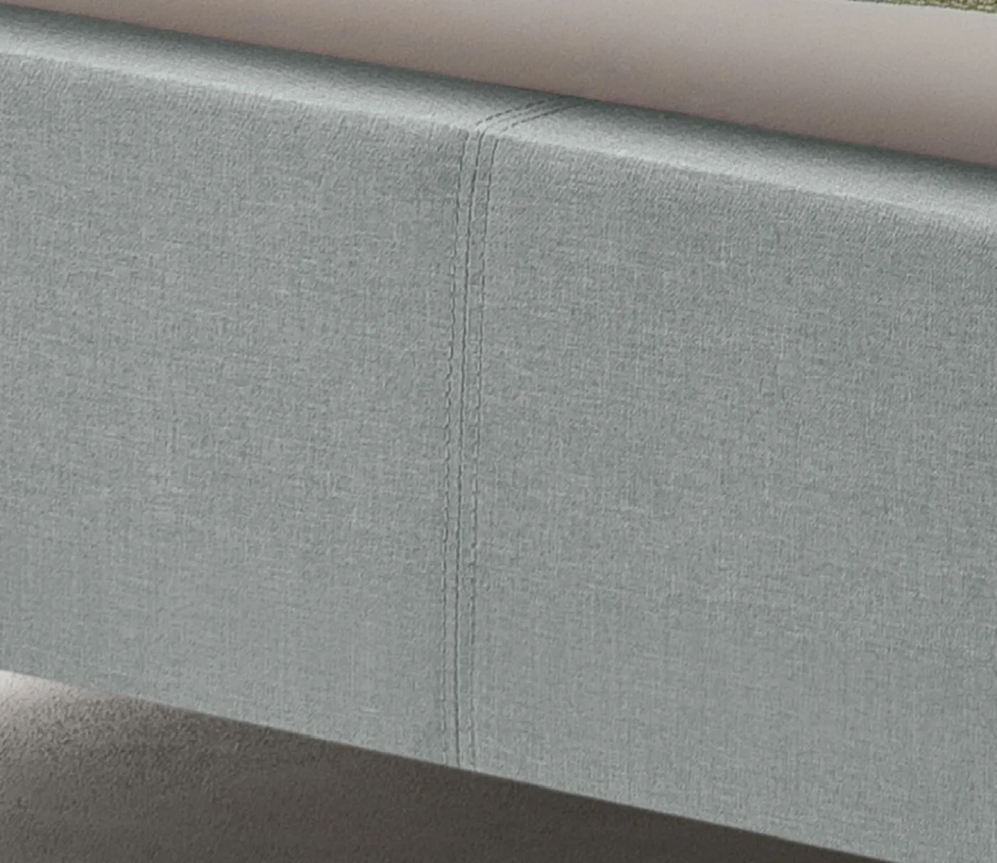 Polsterbett Malin | eisblau | 140 x 200 cm