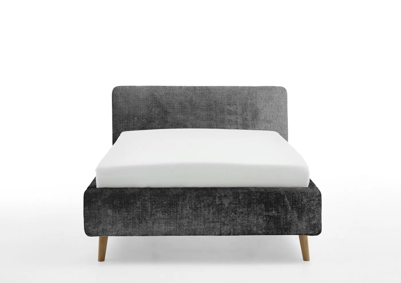 Polsterbett Mattis | anthrazit 3 | 140 x 200 cm | ohne Lattenrost & Bettkasten
