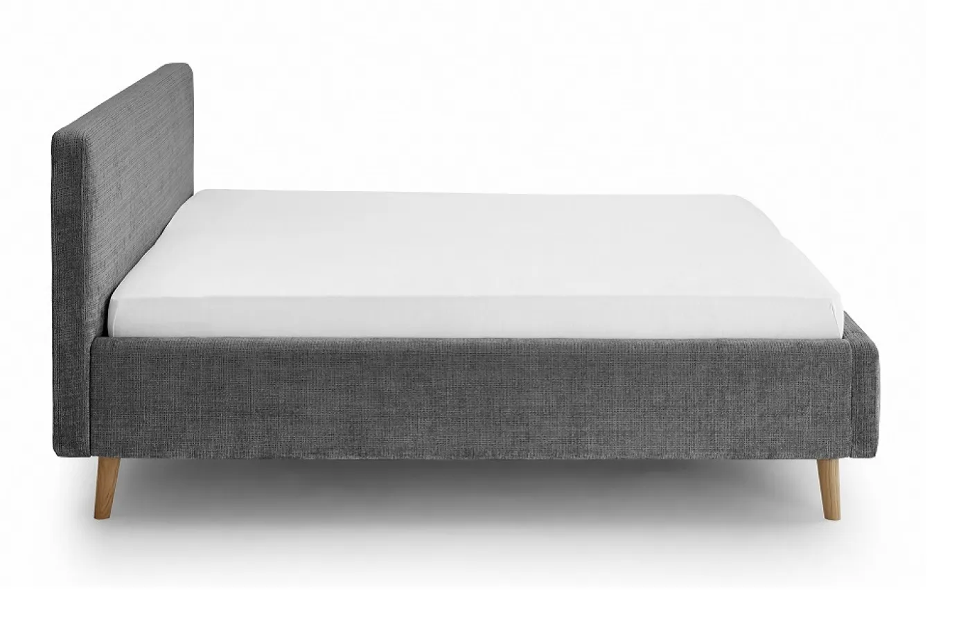 Polsterbett Mattis | anthrazit 3 | 180 x 200 cm | mit Lattenrost & Bettkasten