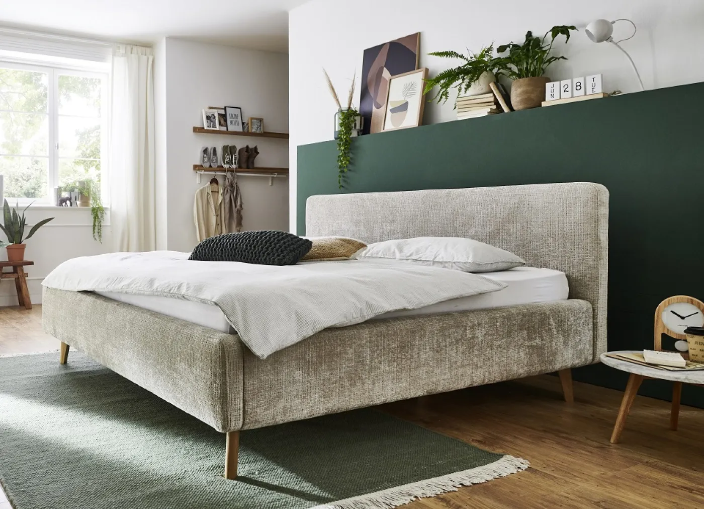 Polsterbett Mattis | beige 3 | 140/160/180 x 200 cm | verschiedene Größen