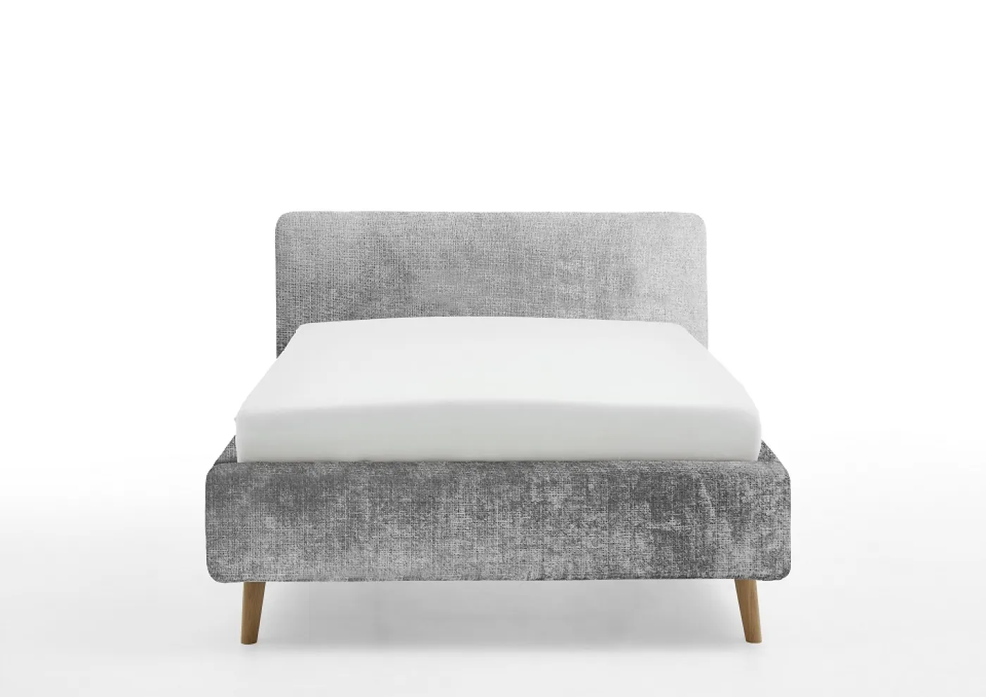 Polsterbett Mattis | grau 3 | 160 x 200 cm | ohne Lattenrost & Bettkasten