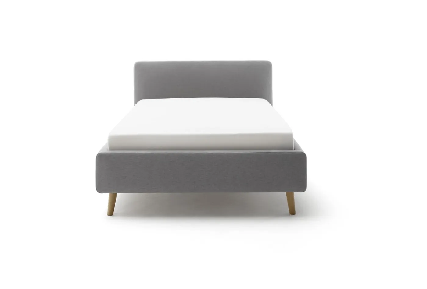 Polsterbett Mattis | hellgrau | 140/160/180 x 200 cm | verschiedene Größen