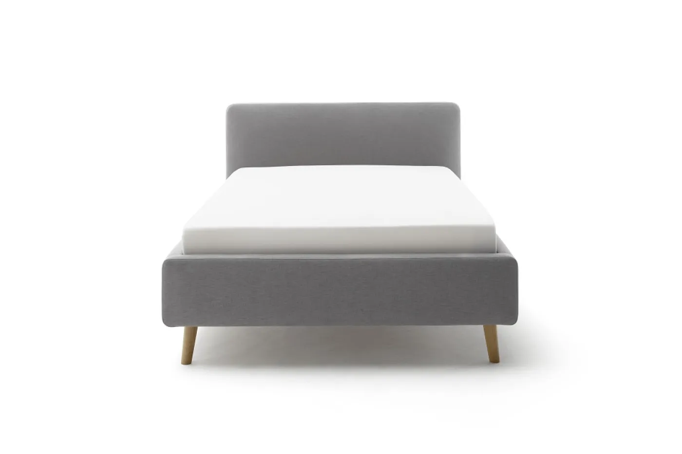 Polsterbett Mattis | hellgrau | 140/160/180 x 200 cm | verschiedene Größen