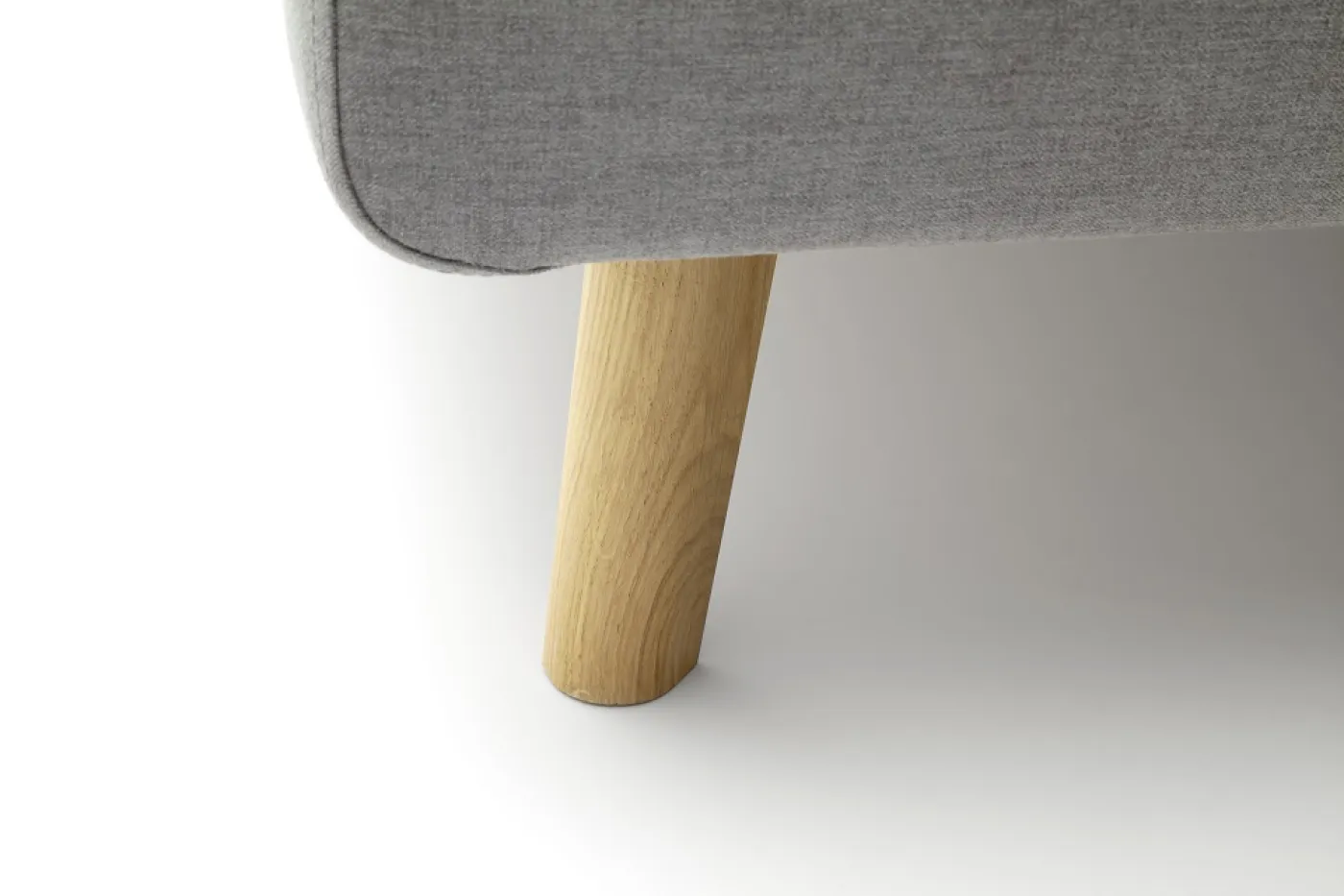 Polsterbett Mattis | hellgrau | 180 x 200 cm | ohne Lattenrost & Bettkasten