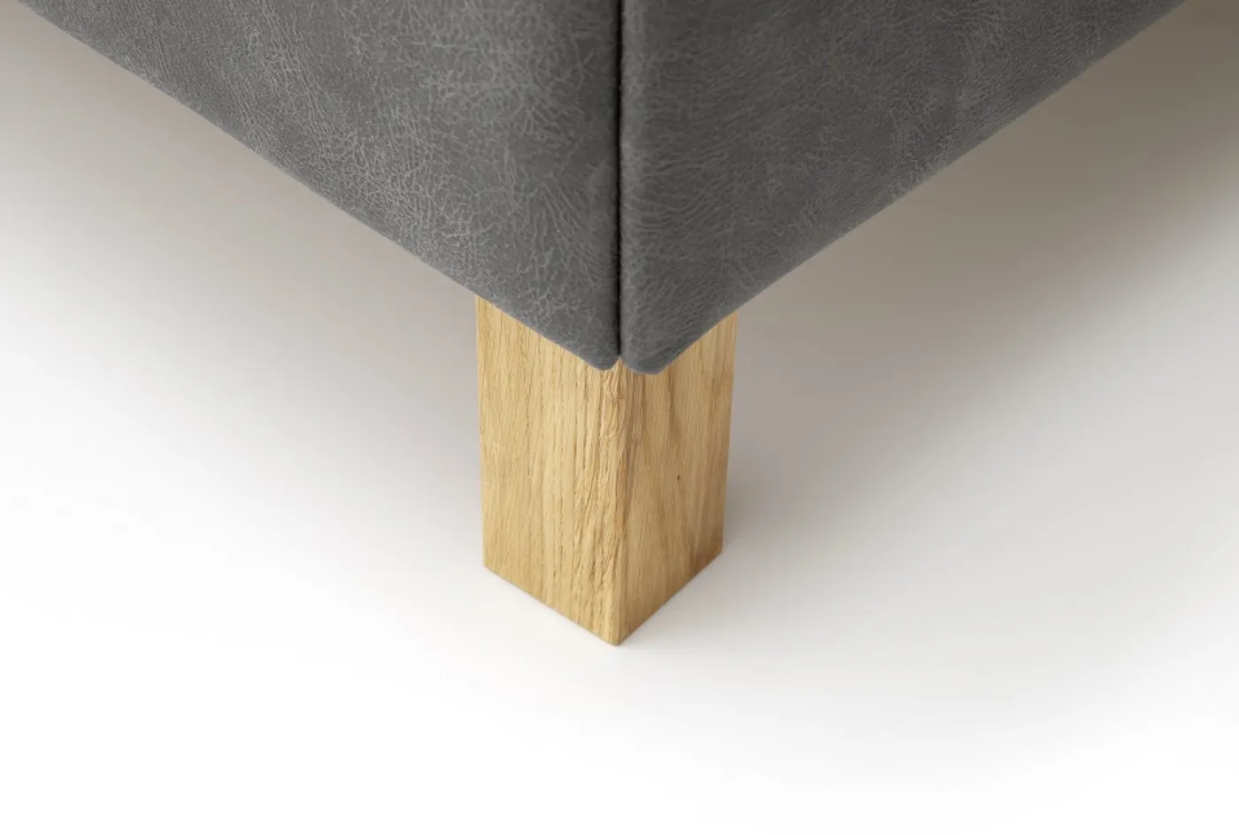 Polsterbett San Remo inkl. Bettkasten | anthrazit | 160 x 200 cm