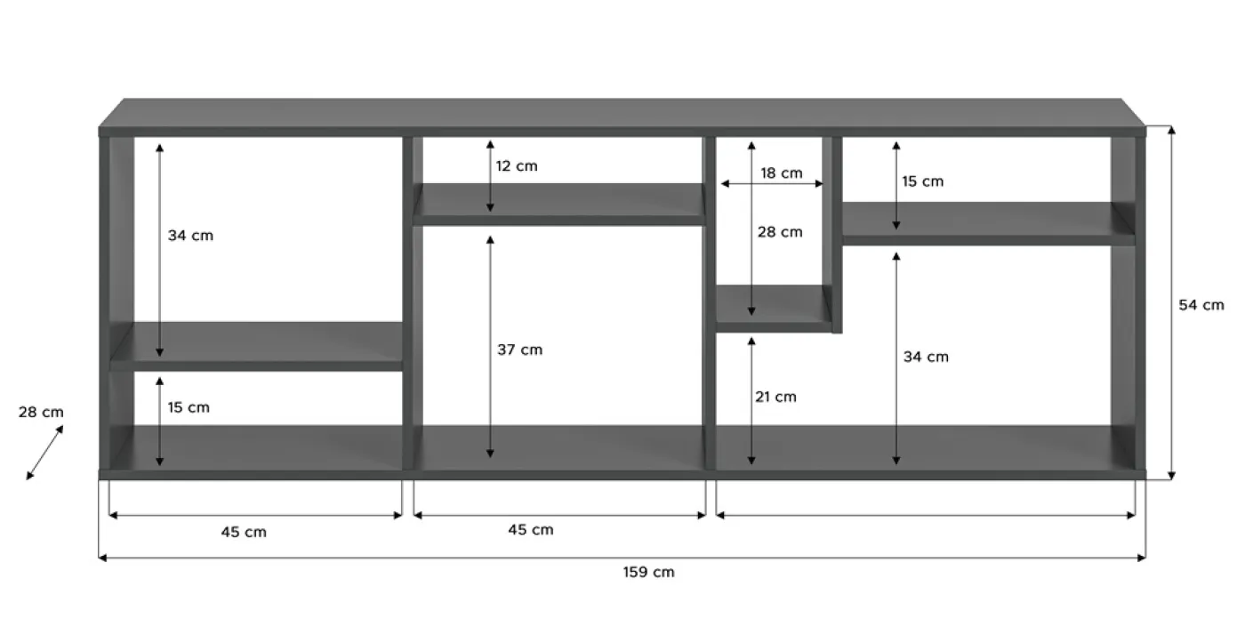 Regal Lowboard Tommy | grau