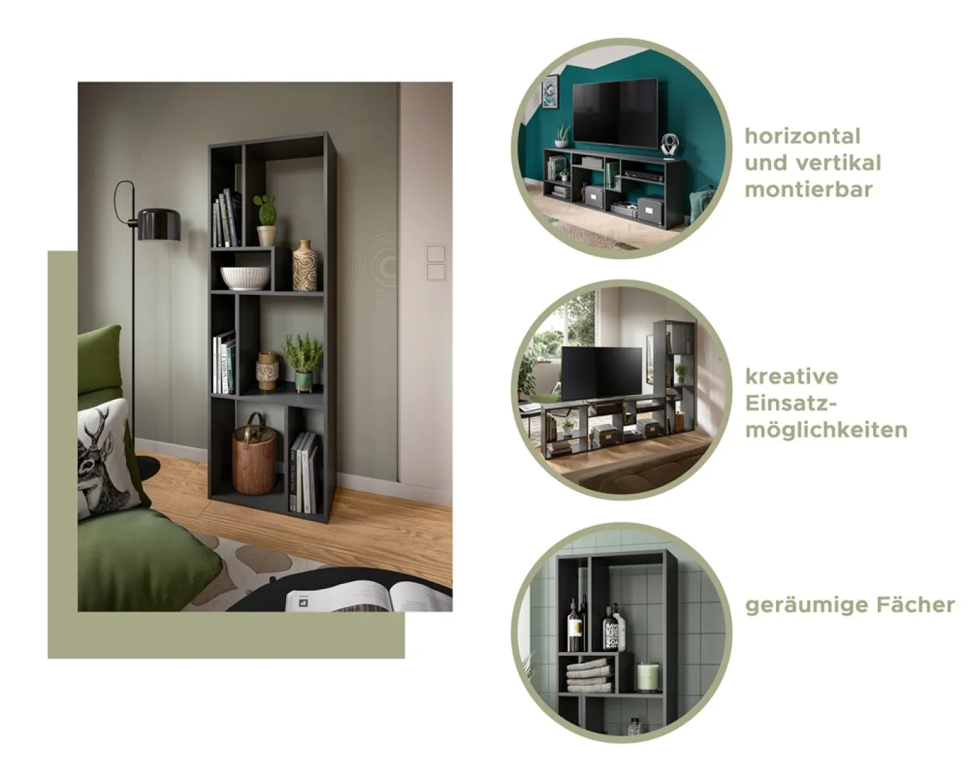 Regal Lowboard Tommy | grau