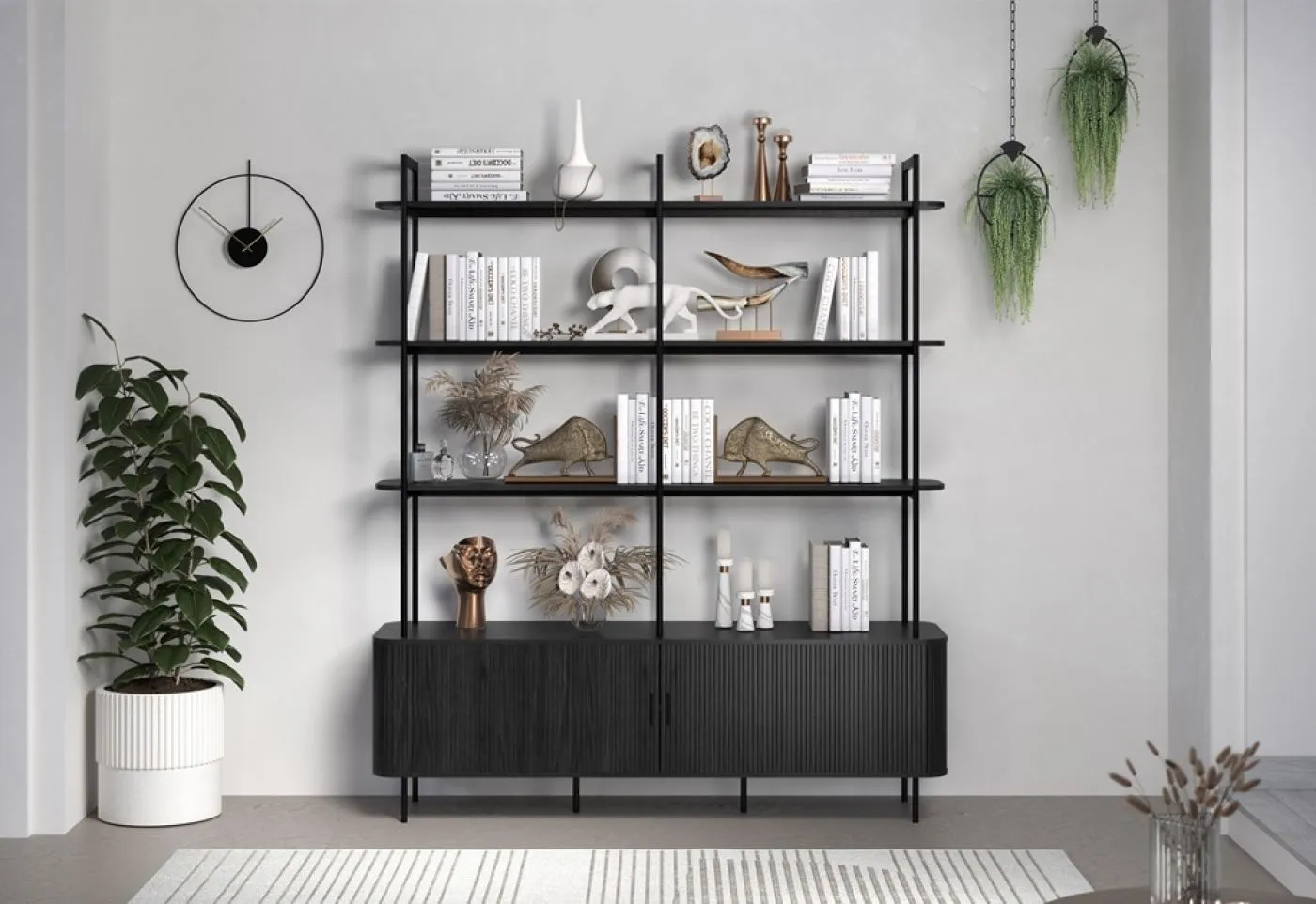 Regal Standregal Ronin 1 | Esche schwarz