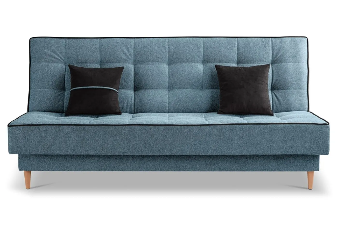 Schlafsofa 3-Sitzer Bono | 199cm | Strukturstoff | blau