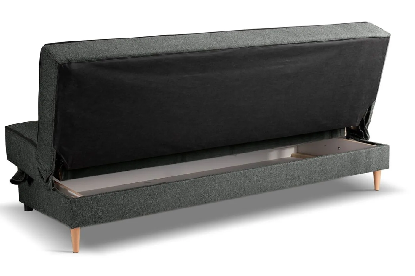 Schlafsofa 3-Sitzer Bono | 199cm | Strukturstoff | grau