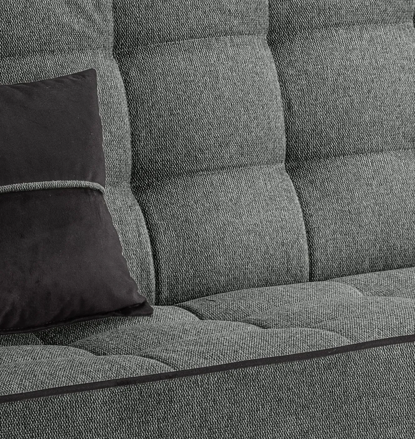 Schlafsofa 3-Sitzer Bono | 199cm | Strukturstoff | grau