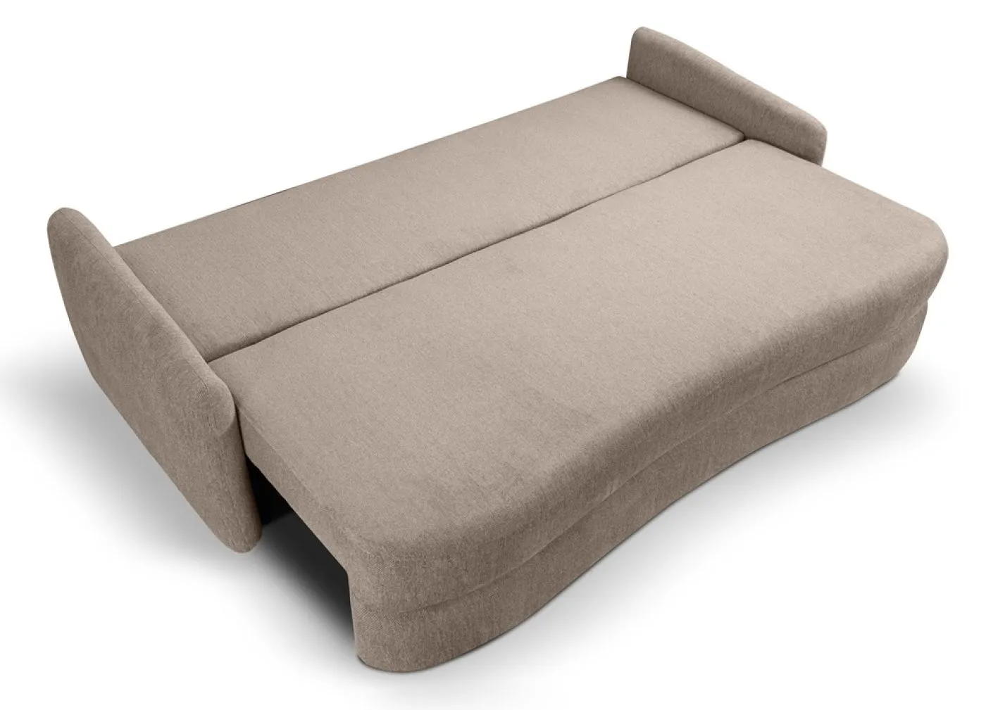 Schlafsofa Diana 3-Sitzer | 231cm | Strukturstoff | beige